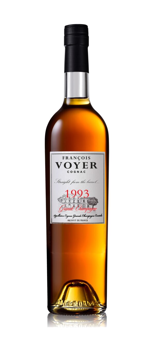 Cognac Millésime 1993 Brut de fût François Voyer - Bouteille en étui
